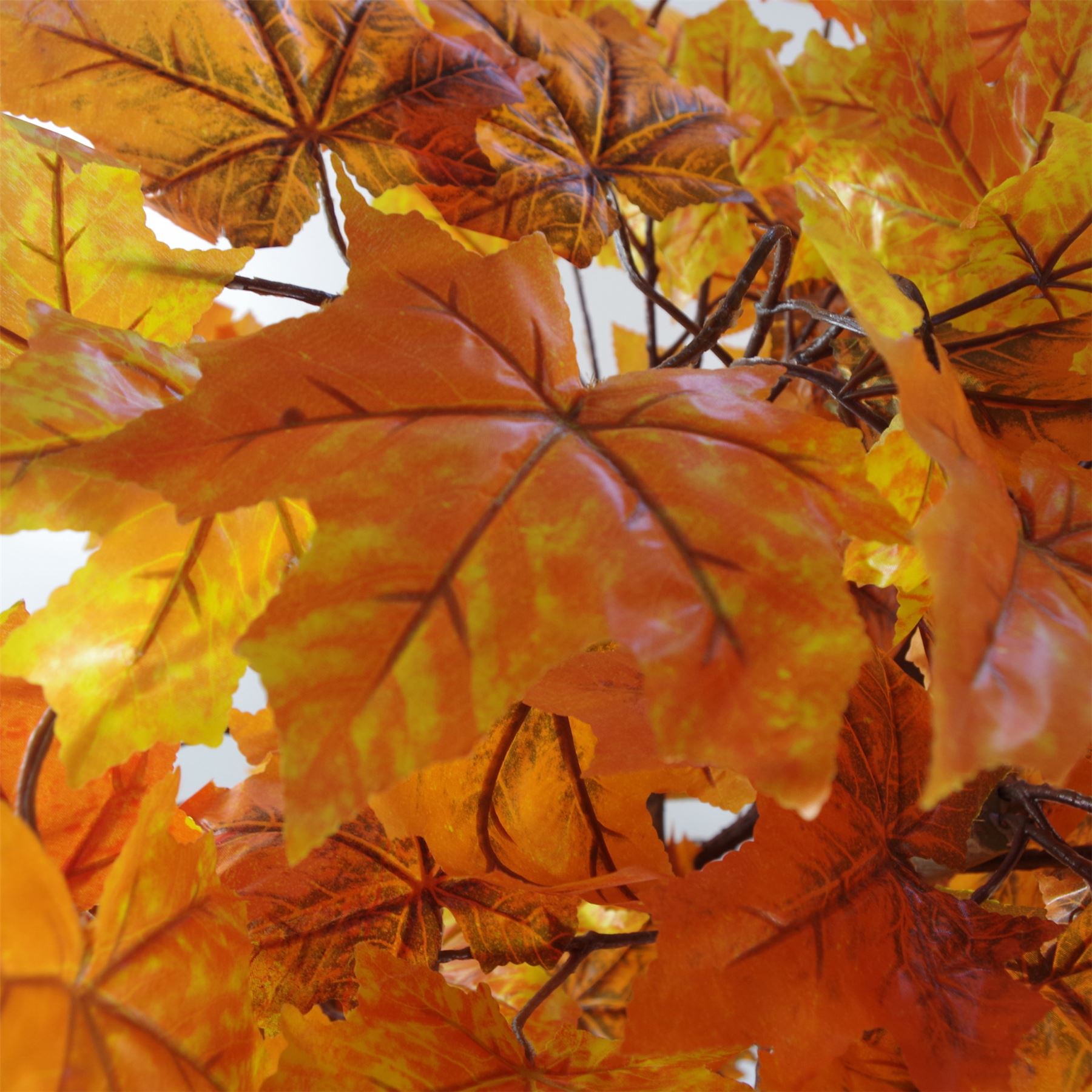 Maple Acer Artificial Tree Orange Yellow Autumn Colours 125cm-3