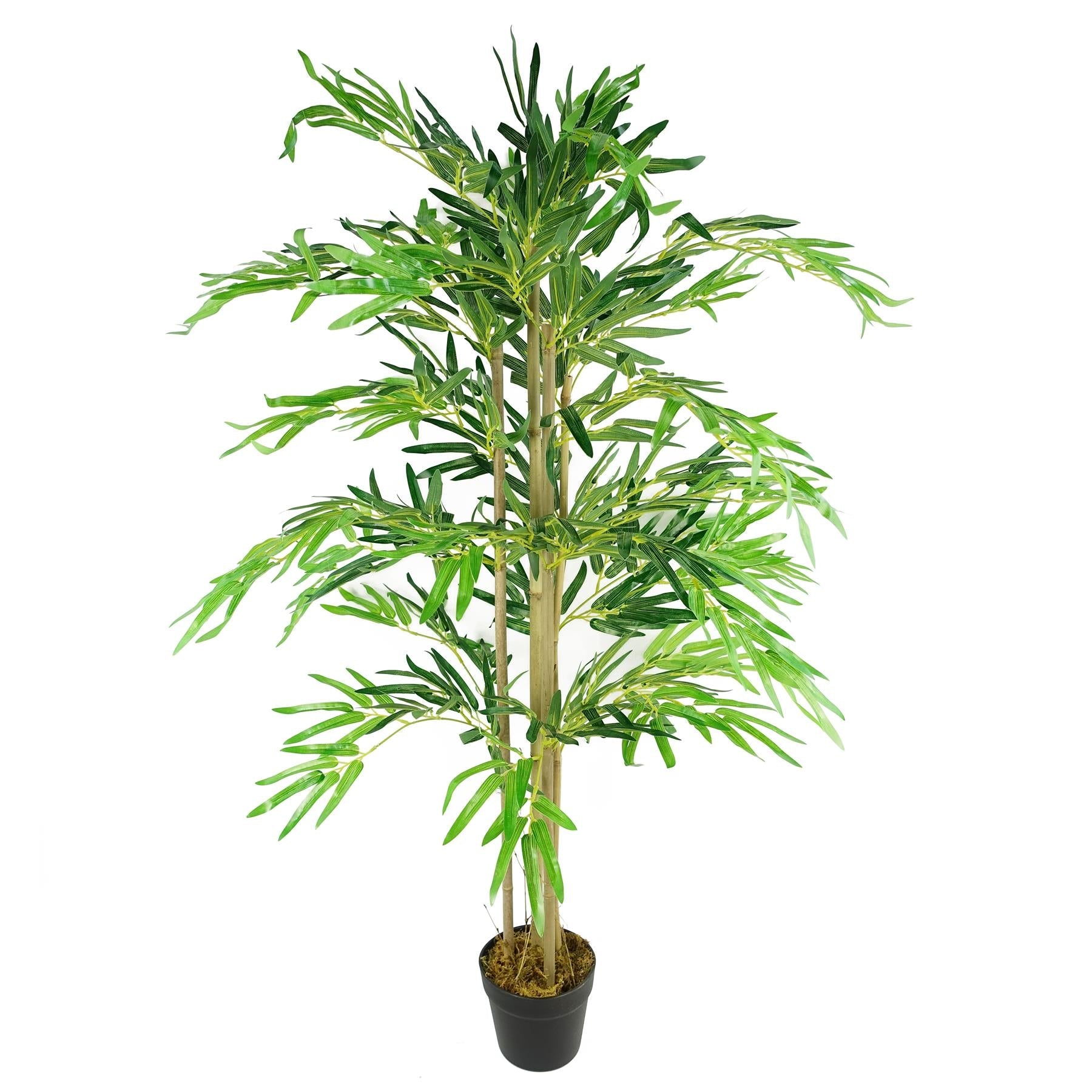Artificial Bamboo Plants Trees Wood Trunk 120cm-0