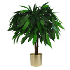 80cm Artificial Mango Tree Plant Metal Planter-0