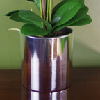 Artificial Orchid Large Dark Pink Silver 52cm Botanik-2